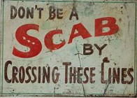dont be a scab